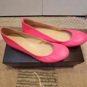 New  Jcrew leather flats shoes